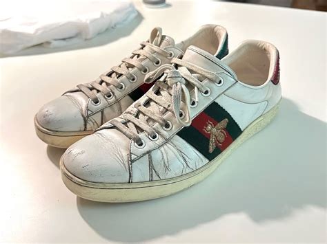 gucci schuhe biene|Gucci ace sneakers with bee.